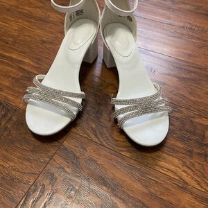 White shoes great for wedding or prom